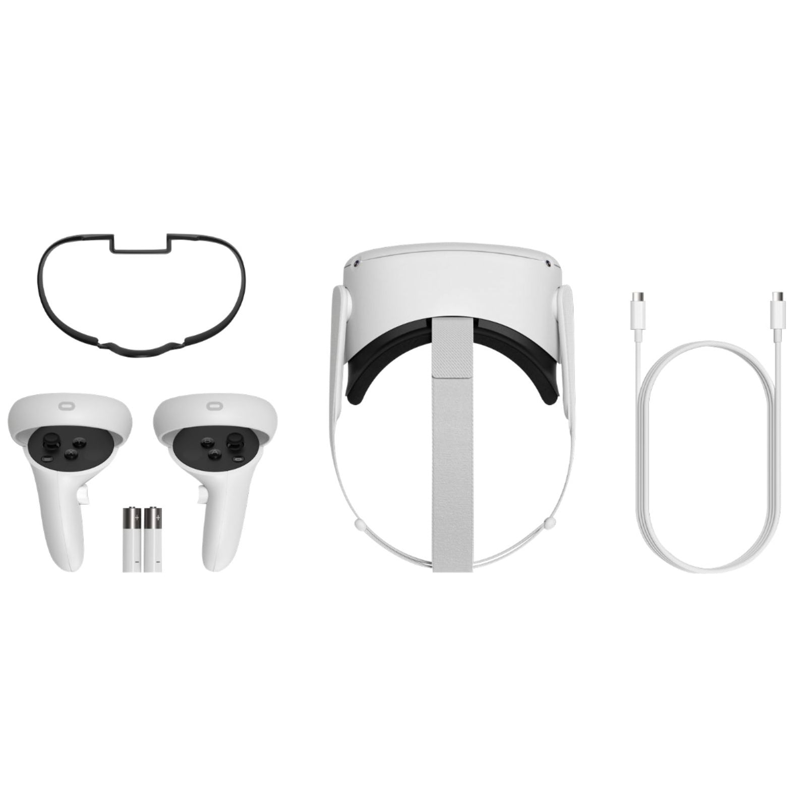 2020 Oculus Quest 2 All-In-One VR Headset, Touch Controllers, 128GB SSD, 1832x1920 up to 90 Hz Refresh Rate LCD, Glasses Compatible, 3D Audio, Mytrix Link Cable (3M) 2020 Oculus Quest 2 All-In-One VR Headset, Touch Controllers, 128GB SSD, 1832x1920 up to 90 Hz Refresh Rate LCD, Glasses Compatible, 3D Audio, Mytrix Link Cable (3M)